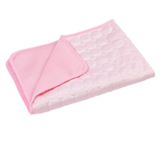 Dog Cooling Mat Cool Pad Mat for Dogs Cat Breathable Blanket Cat Ice Pads Washable Summer Sofa Pet Dog Bed Pet Mat